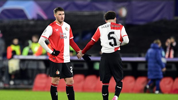 El delantero Santiago Giménez